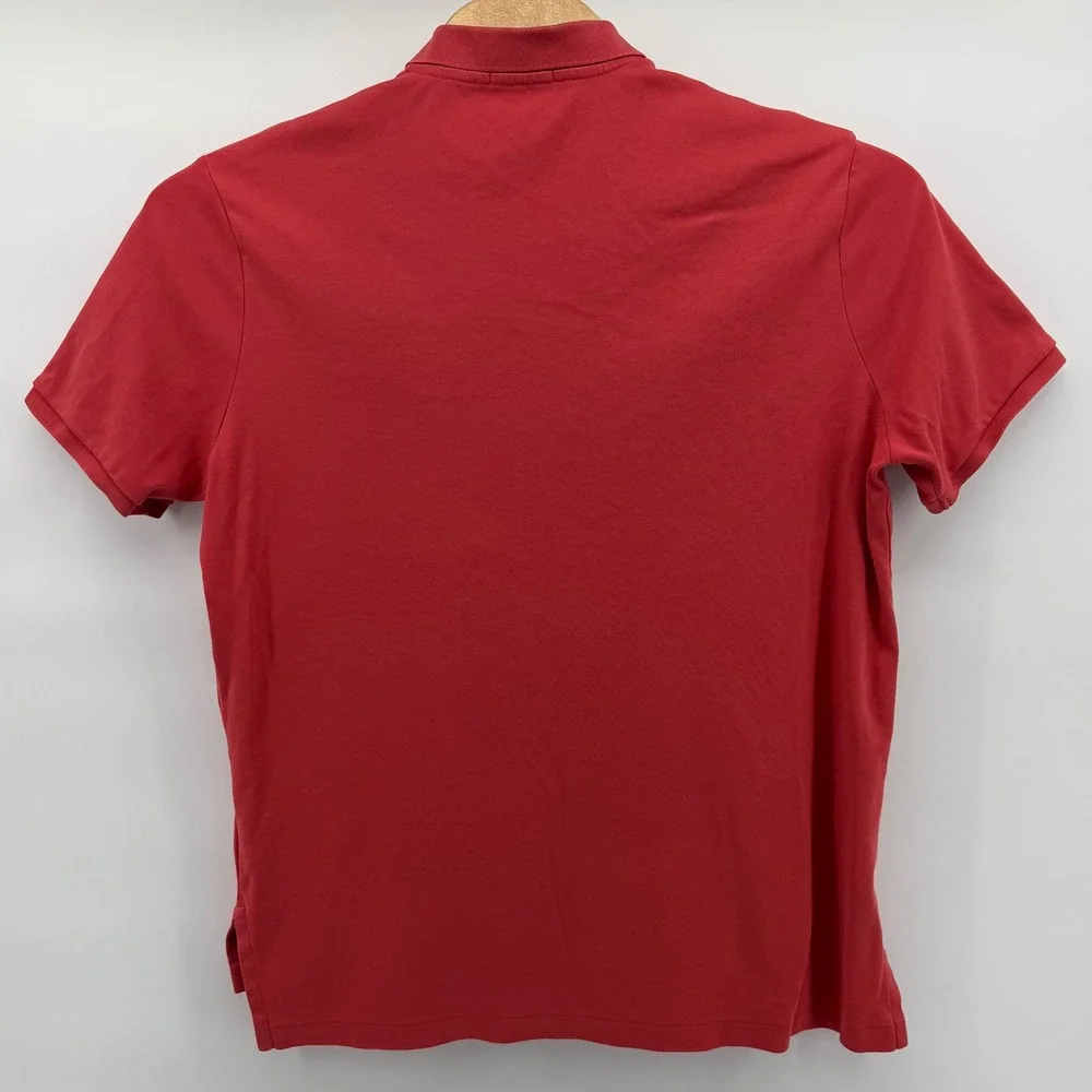 Polo Ralph Lauren Polo Mens XL Red Coral Short Sleeve Cotton‎ Pony Logo Shirt